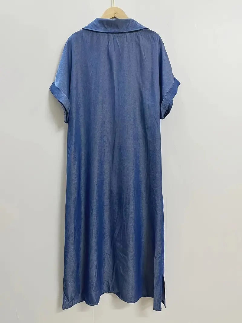 Davinia | Shirt Dress with Fixed Pockets
