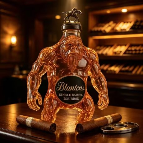 Bigfoot Whisky Bottle