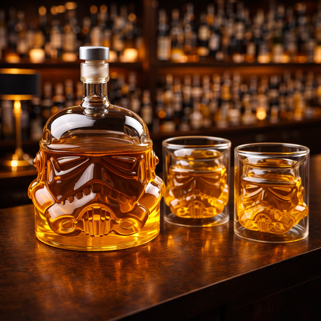 Whisky Bottle - Set Edition Bottle and Glass