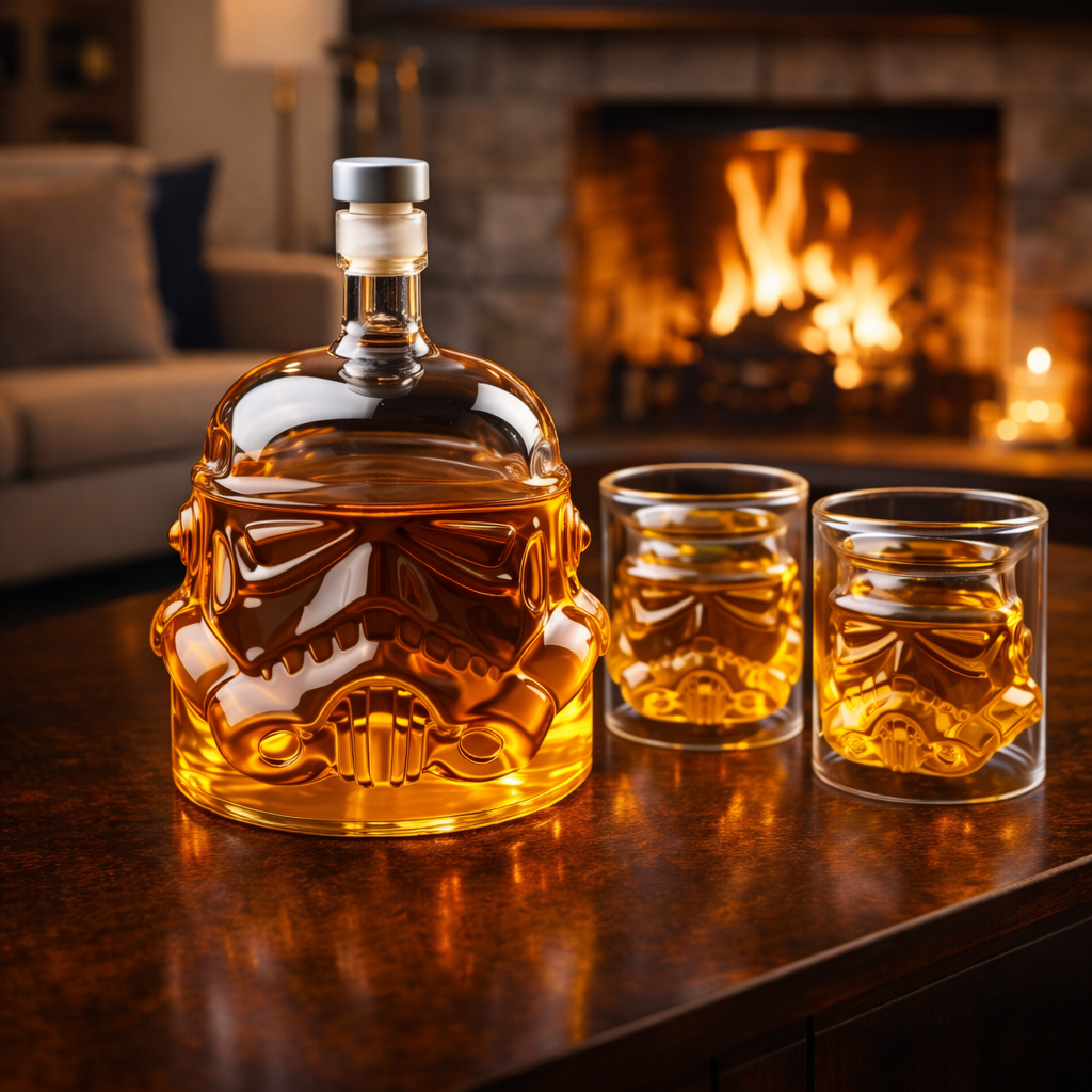 Whisky Bottle - Set Edition Bottle and Glass