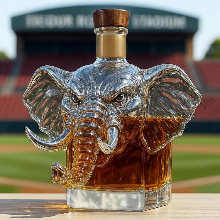 Crown Royal Elephant Whiskey Bottle