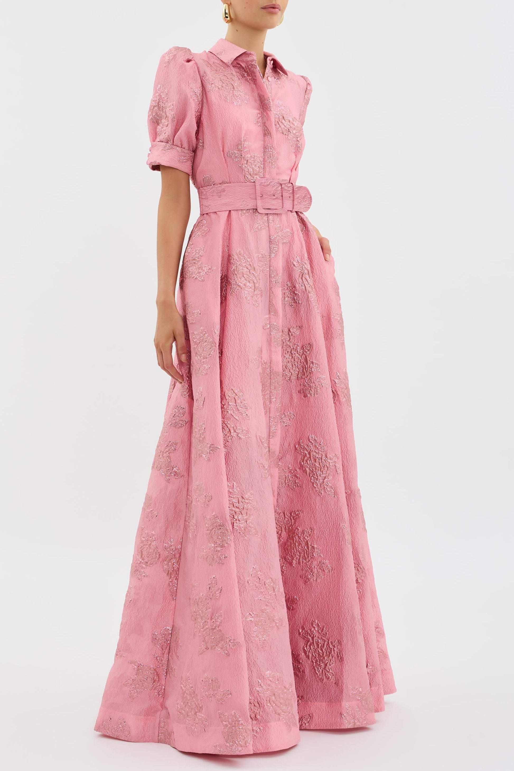 Sarah | Short Puff Sleeves Dress