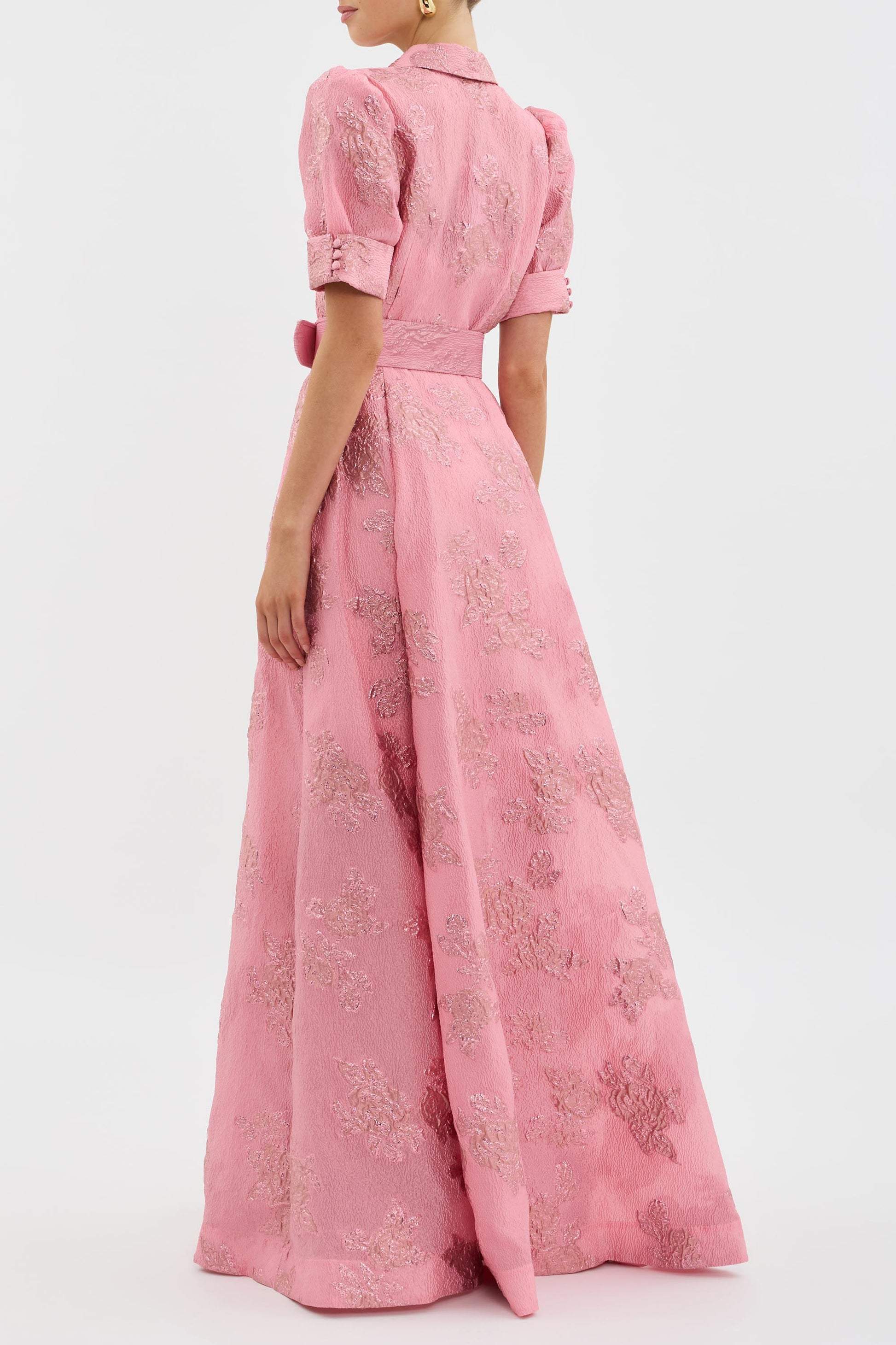 Sarah | Short Puff Sleeves Dress