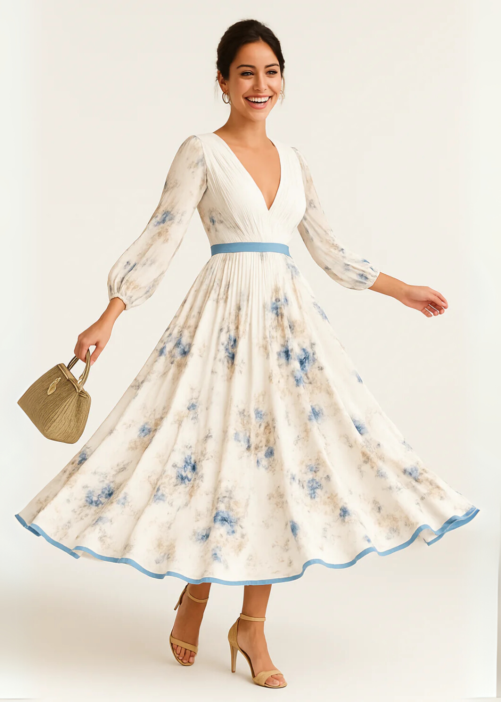 Cierra | Elegant Floral Maxi Dress