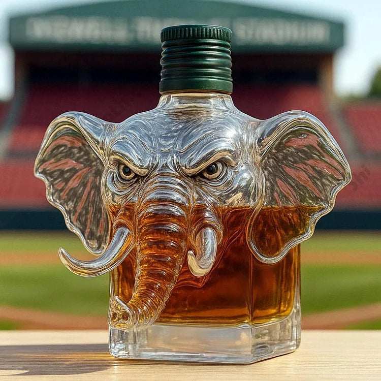 Crown Royal Elephant Whiskey Bottle