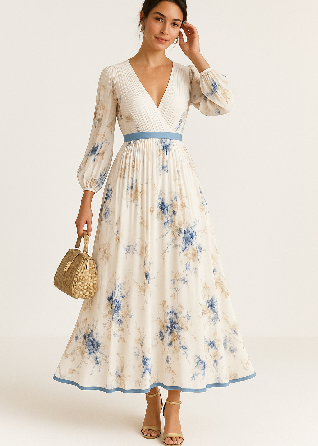 Cierra | Elegant Floral Maxi Dress