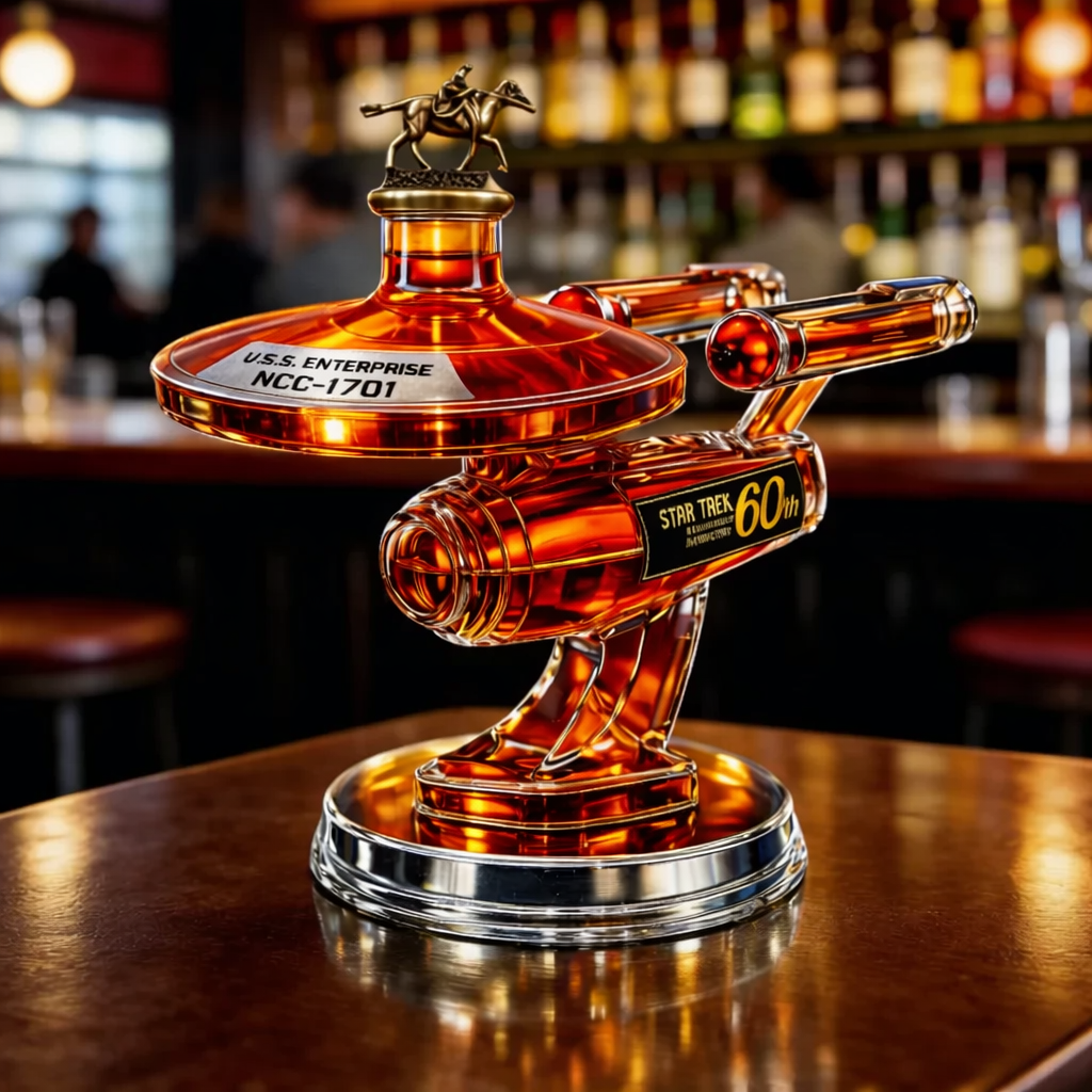 60th Anniversary of the USS Enterprise - Whisky Decanter