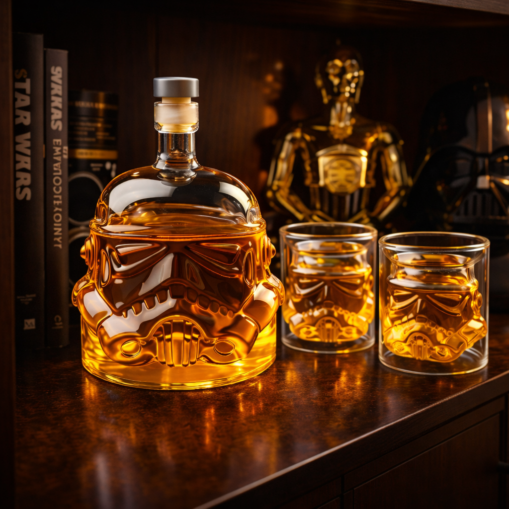 Whisky Bottle - Set Edition Bottle and Glass