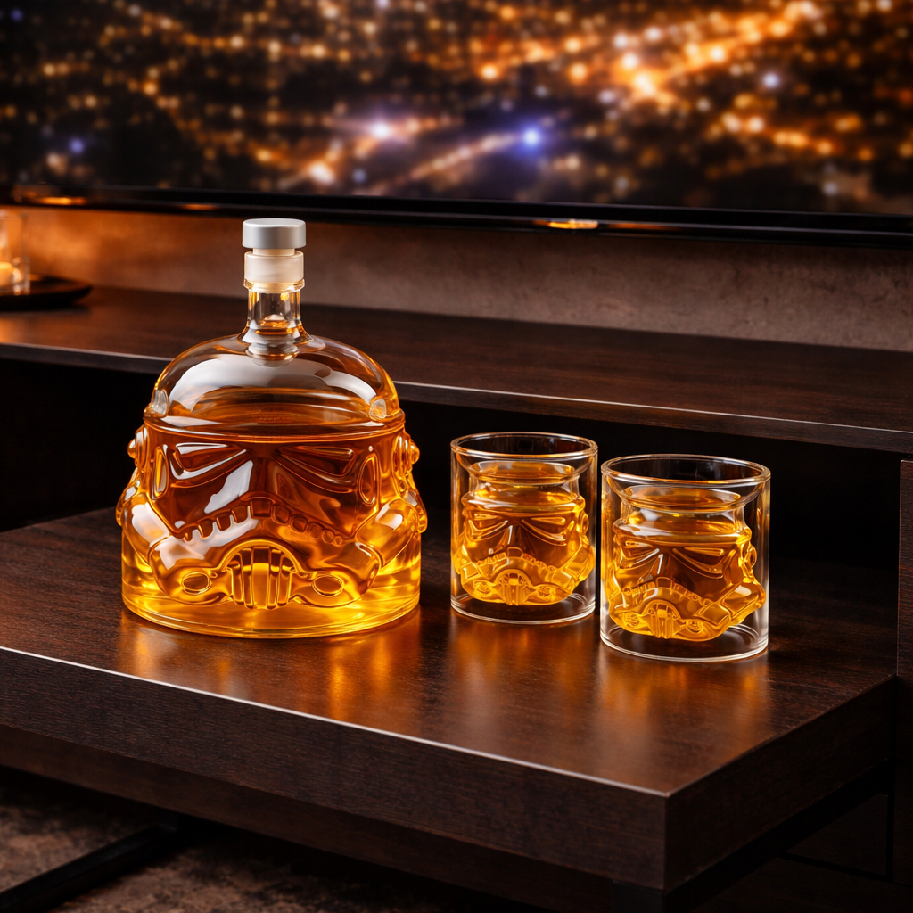 Whisky Bottle - Set Edition Bottle and Glass